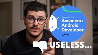 Associate Android Developer Certificate Is Useless...