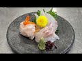 夏魚『スズキ シーバス 』洗いの刺身と煮付け 料理動画《料理人ルーティン》【japanese food japanese cuisine】