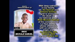 Rikki Mickale Samuel ~ Short Obituary