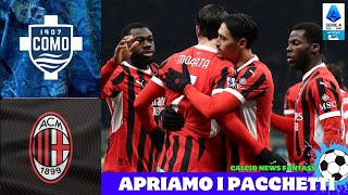 COMO 1-2 MILAN👊APRIAMO I PACCHETTI SU CALCIO NEWS FANTASY