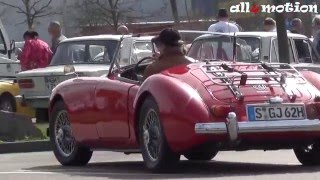 1962 MGA 1600 Mk II red @ Saisonopening Breuningerland 2016