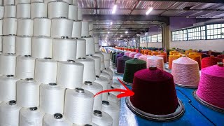 Top Fascinating Process of Yarn Cone Dyeing | You have never seen before