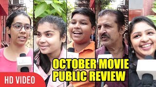 OCTOBER Movie Public Review | First Day Day First Show REVIEW | Varun Dhawan