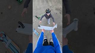 he got bullied😭 so i made his day😇 #scooter #skatepark #sad #funny #skit #sketch #comedy #skate