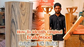 Just 3 points to identify Original or Fake Teak wood #teakwood
