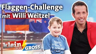 Nationalflaggen bestimmen: Kennt sich 6-Jähriger besser aus als Willi Weitzel? | Klein gegen Groß