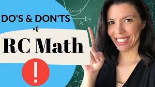 Do's & Don'ts of RC Math (Robinson Curriculum Homeschool)