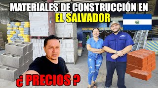 ¿QUIERES CONSTRUIR? PRECIO DE LOS MATERIALES DE CONSTRUCCIÓN EN EL SALVADOR 😮