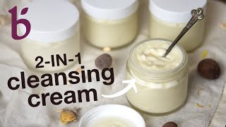 2-in-1 DIY Oat Shea Cleansing Cream | Lotion \u0026 Gentle Facial Cleanser Formulation