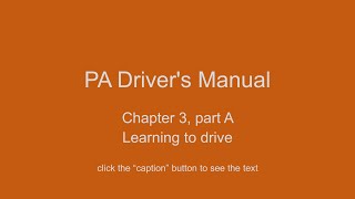 Pennsylvania Driver's Manual - Chapter 3 (part A)
