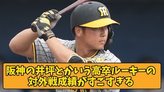 【阪神タイガース】阪神・井坪の対外戦成績がえぐすぎる件ｗｗｗ【2chスレ】【なんJ】