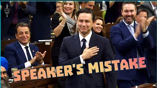 Oops! Speaker Accidentally Calls Poilievre Prime Minister