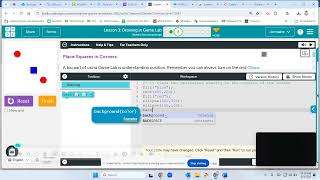 JavaScript - Creating Basic Shapes using Code.Org Game Lab