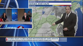 NBC4 Meteorologist Ben Gelber honored by the Ohio Senate