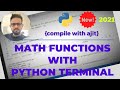 Python for beginners | Math functions with Python interpreter