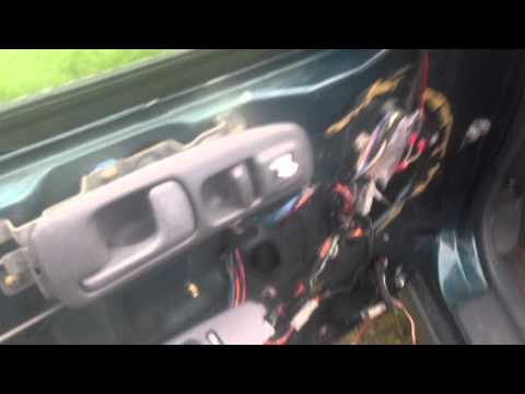 Power window off track repair Power window off track repair