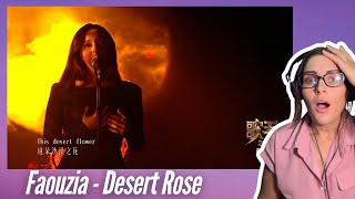 Faouzia - Desert Rose (Singer 2024, Sting Cover) | First Time Music Reaction |