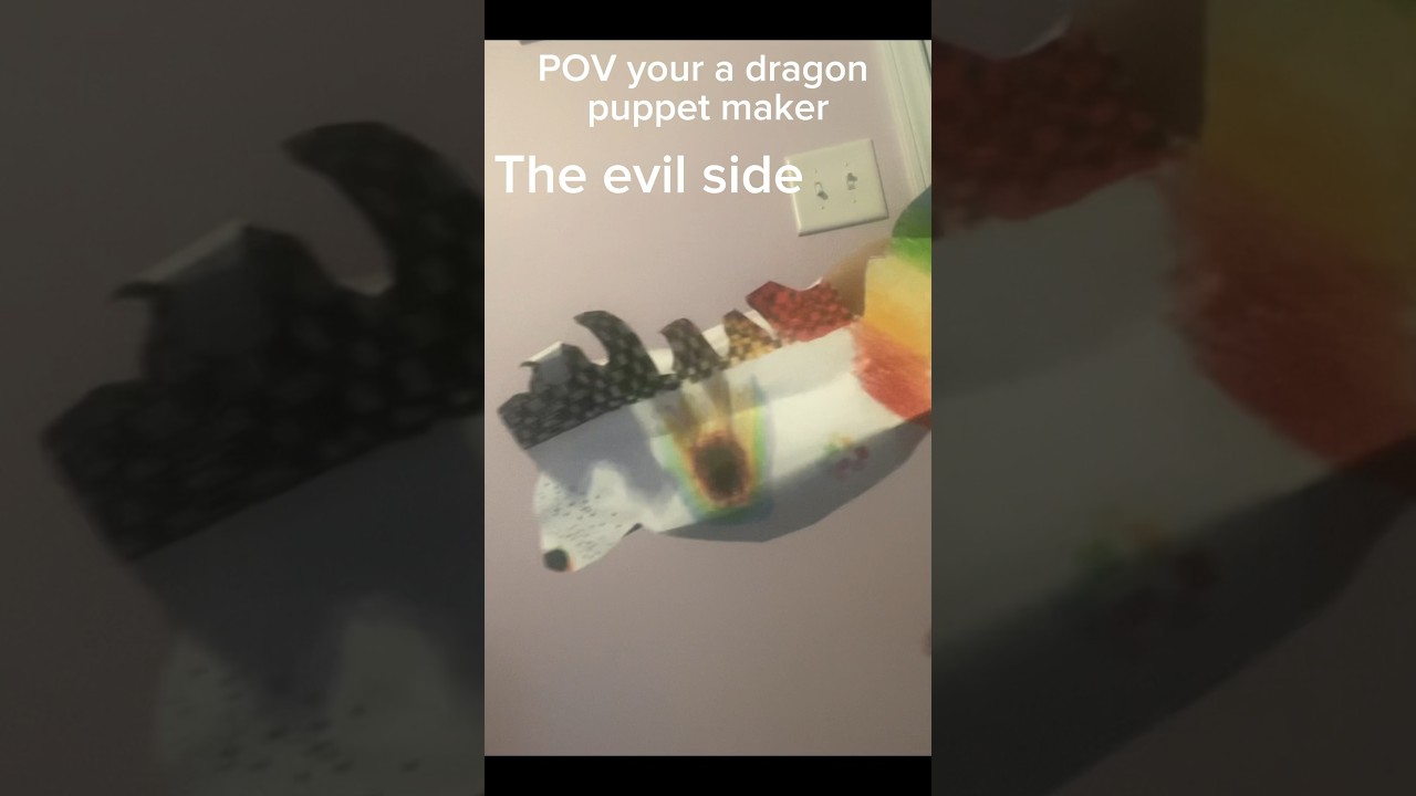 Pov U Make Paper Dragon Puppets Inspired By Zosterdragon Paperdragon