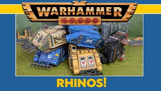 Space Marine Rhinos | Warhammer 40k 2nd edition