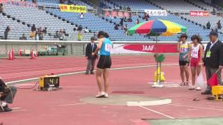 B 女子砲丸投 決勝1位　第47回ジュニアオリンピック