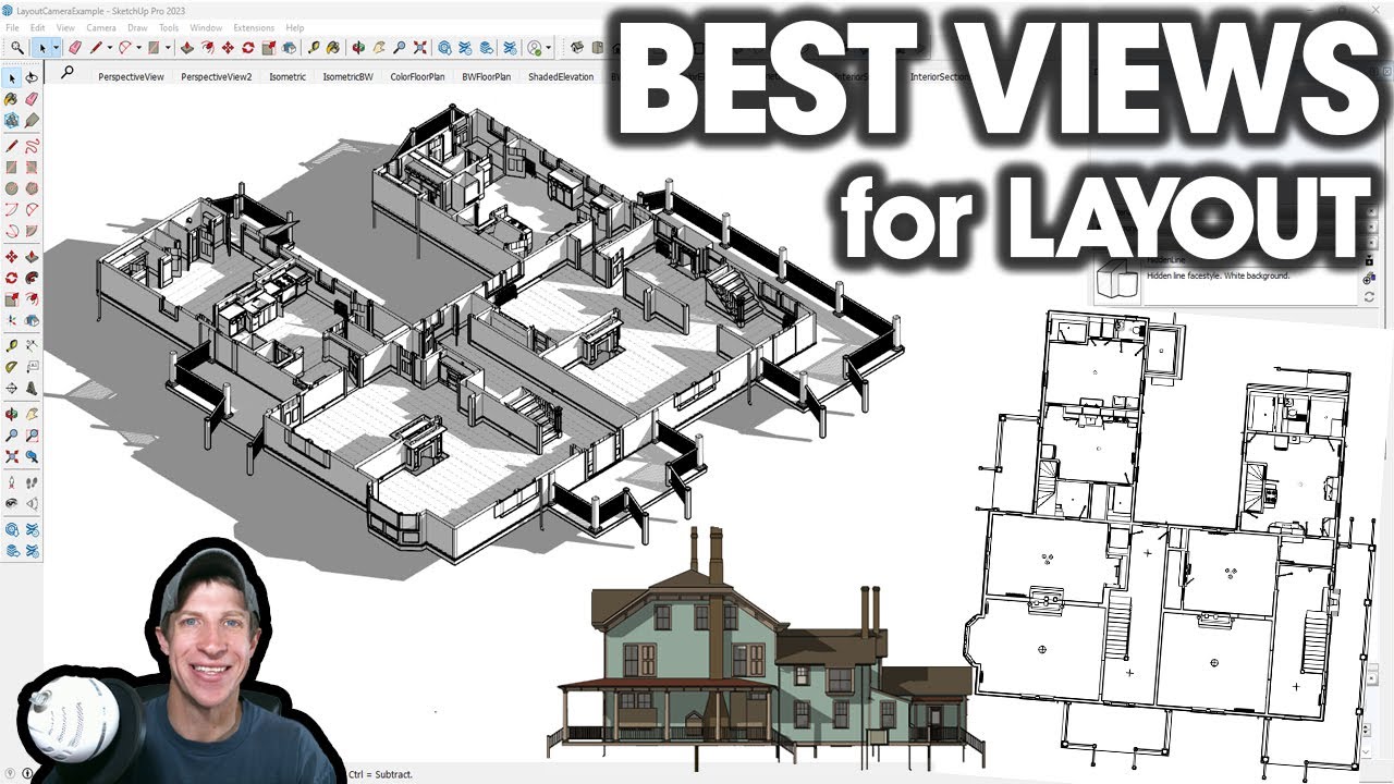 Advanced Techniques With Camera Views And Styles For Sketchup And