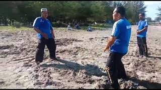 latihan ORP MAHATMA jurus Rasa 1 di Pantai Cermin kota Pariaman 22 Mei 2022