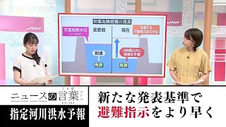 「指定河川洪水予報」新たな発表基準で避難指示をより早く（2022年6月15日放送）