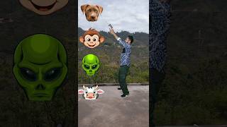 Head to Dog, Monkey, Alien, Cow - Funny dance magic vfx