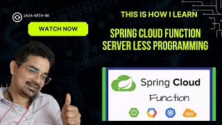 spring cloud function | server less programming | java with rk | springboot | microservices
