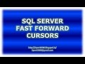 Fast Forward Cursors in SQL Server