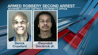 Second person arrested in February robbery in Topeka