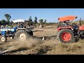 Tug Of War Of Tractors Behind The Scene Swaraj 744 VS Kubota mu 4501