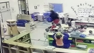 Video shows 3-year-old girl thrown across room at day care