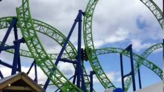 Steve Trevelise rides the Hydrus at Seaside Heights