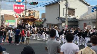 岸和田春木、旭町だんじり祭り2016年9月17日