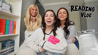 READING VLOG ⭐️ | a week of reading, book shopping, coffee shops ft. Sara & Destiny
