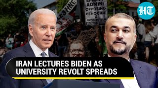 U.S. On The Boil: Iran Pounces On Biden After India's Jibe As Palestine Protests Grip Universities