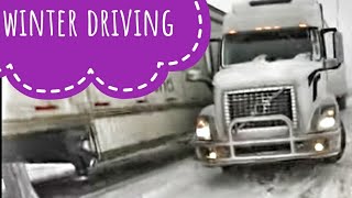 How to DRIVE in WINTER Weather?? Driving tips for Truckers