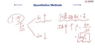 CFA一级｜数量JC｜M4 Probability Trees and Conditional Expectations 1 Expected Value and Variance