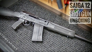 Saiga 12 Shotgun with Pistol Grip: Unboxing