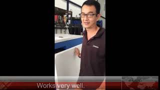 AccTek customer feedback from Indonesia for AccTek fiber laser welding machine