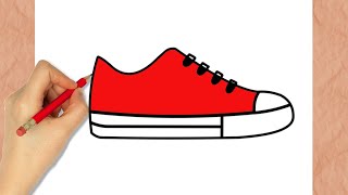 Como Dibujar un Zapato (paso a paso)