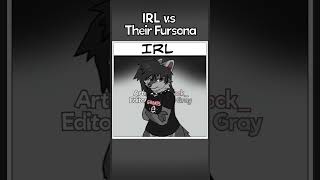 IRL vs Their Fursona! - #shorts #furry #animation