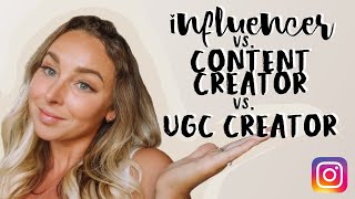 WHAT IS THE DIFFERENCE? Why brands hire influencers, content creators, and UGC creators