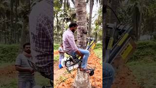 Coconut Tree Climbing Machine -  Agriculture Technology - #shorts #agriculture #viaralshort