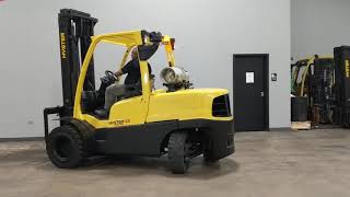 2014 Hyster H120FT 12,000lb Dual Drive Pneumatic LPG Forklift STK 7540