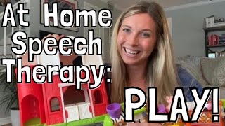 HOW TO PLAY WITH A CHILD USING SPEECH & LANGUAGE SKILLS: At Home Therapy for Late Talking Toddlers!