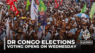 DR Congo elections: Voters go to the polls on Wednesday