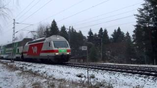 Finnish InterCity trains 951 and 956 \u0026 first snow in Karis 2014 !!