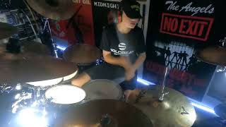 THE SCREAMING JETS DRUM COVER : TUNNEL : LUCA B DRUMS